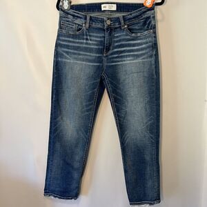 The Buckle BKE Payton, Mid-Rise Cropped Stretch Cuffed Jean Sz 27 Style ABK2529